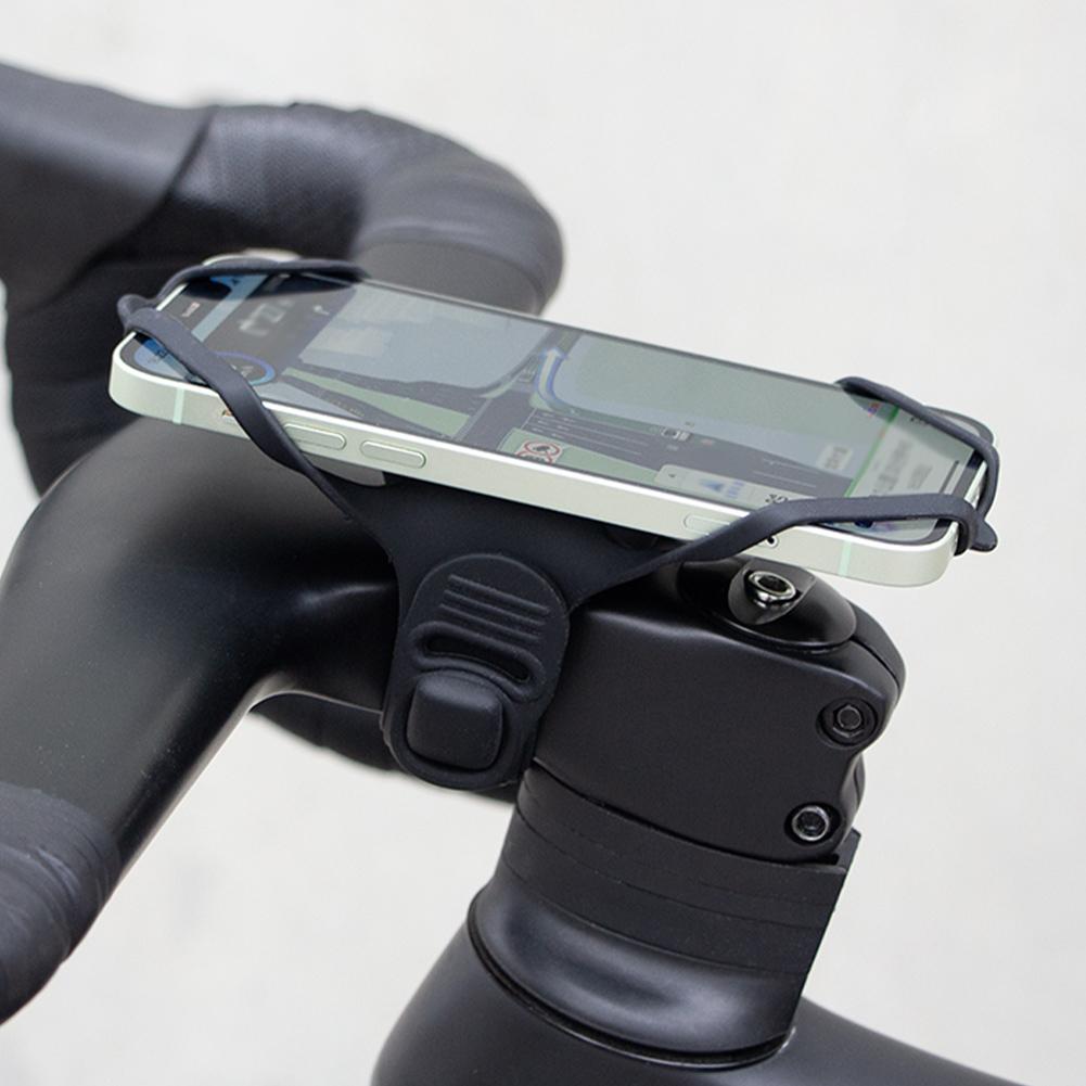 2 шт. Силиконовое крепление для телефона на велосипед Крепление для мобильного телефона на руль Велосипедный держатель телефона с амортизацией Антискользящие аксессуары для велоспорта