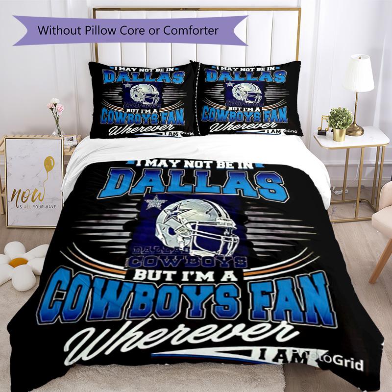Dallas Bedding Set Breathable Duvet Cover with Pillowcases Decorative Bed Linen for Bedroom Home Decoration Birthday Gift