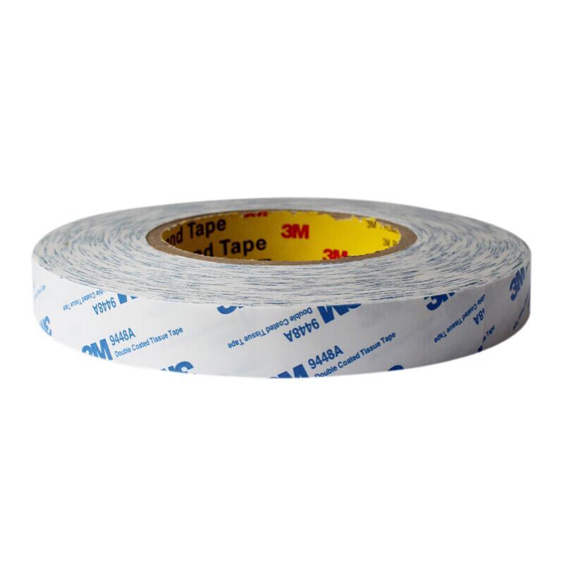 3M 9448A Белая нетканая двусторонняя клейкая лента