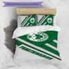 3pcs Panathinaikos FC pattern bedding set duvet cover set includes duvet cover &pillowcases,perfect all season bedroom decoration&gift