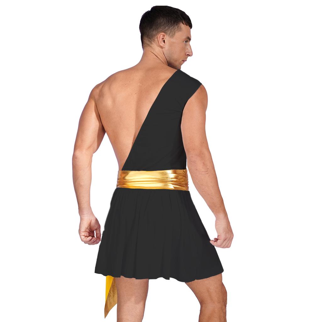 Mens Roman Gladiator Costume Ancient Greek God Halloween Cosplay Armor Soldier Role Play Medieval Knight Warrior Cosplay Outfits