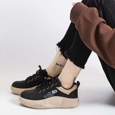 Паркур Ботинки на плоской подошве без каблука для женщин Высокие кроссовки Обувь Большие размеры Ботинки Спортивные Глобальные бренды Брендовая Роскошь