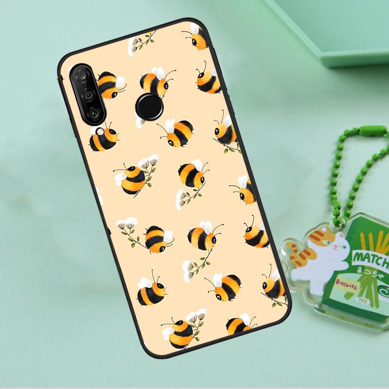 Чехол для Huawei Nova 12s 12i 11i 7i 8i 9 10 SE Y91 Y90 Y60 Y70 Y72 Y61 P60 Pro P30 P40 Lite с рисунком пчелы и шмеля