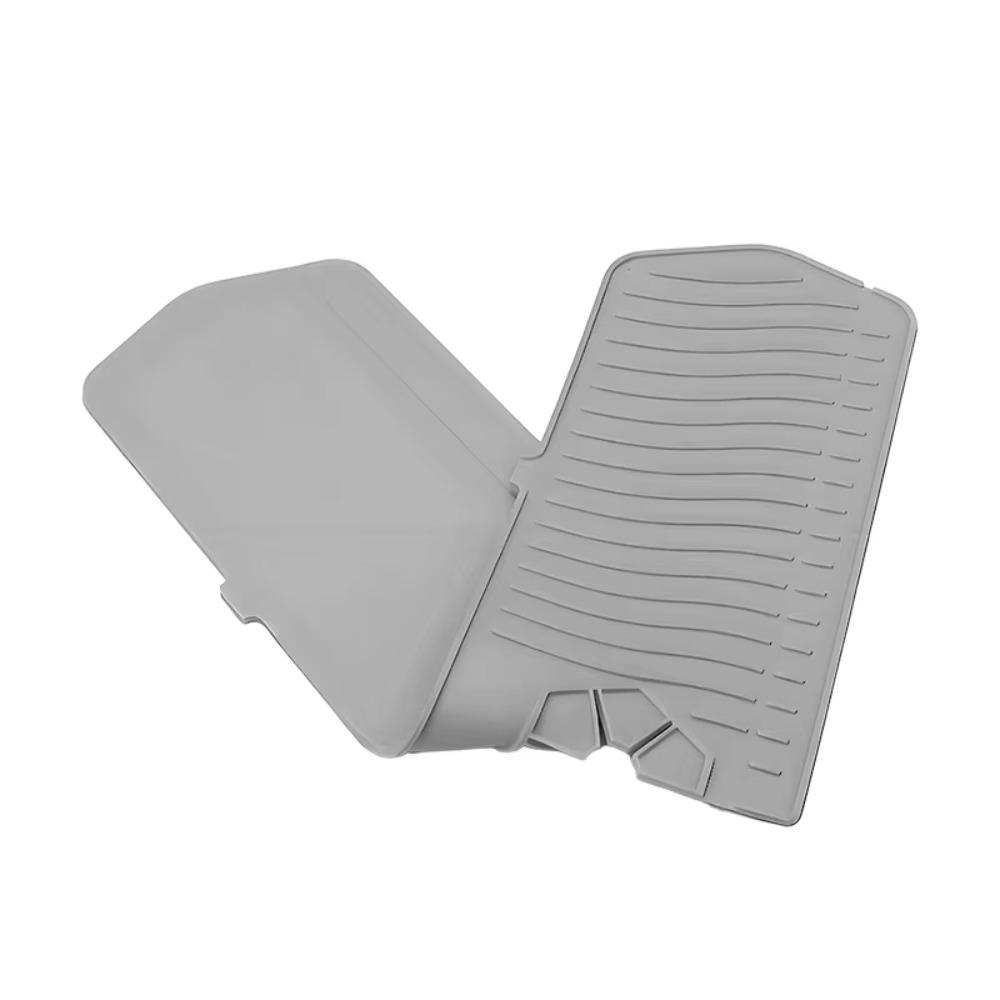 Foldable Sink Faucet Mat Non-Slip Faucet Drain Pad Kitchen Silicone Faucet Mat Washbasin