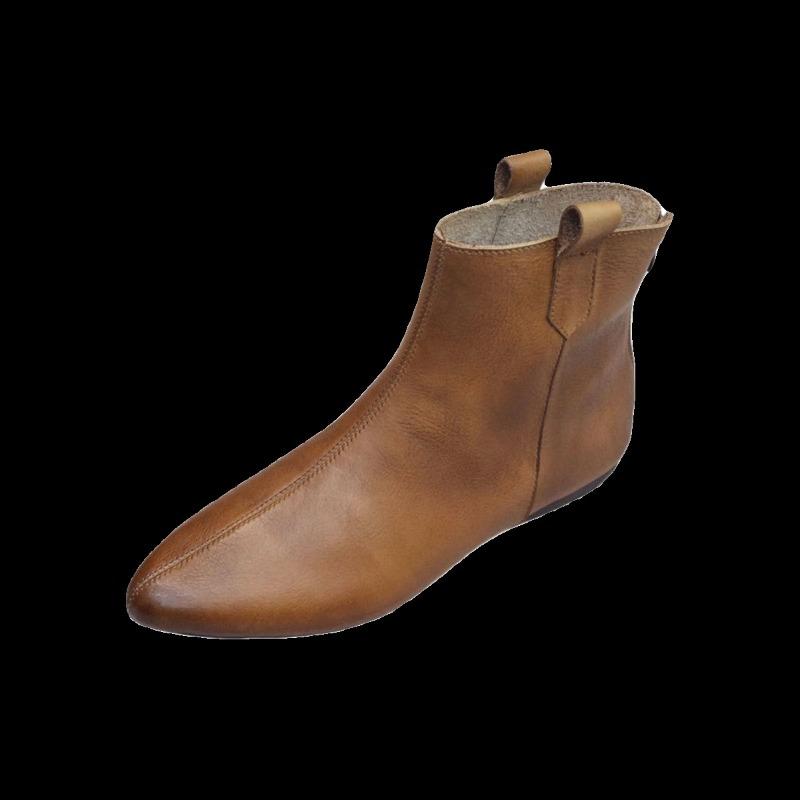 Распродажа женской обуви Новые женские ботильоны Лаконичные современные ботинки Женские швейные туфли с острым носком на низком каблуке с молнией сзади