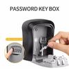 Wall-Mounted Portable Combination Lock Box with Resettable Code Secure Metal Key Storage for Outdoor, Apartment or Realtor Use  Apartment Security Box