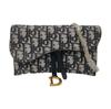 [Б/у] Плечевой ремень Saddle Series Oblique Monogram Chain Card Holder Two-In-One - в хорошем состоянии #IFBNV2