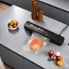 Black Vacuum Sealing Machine 220V Electric Vacuum Sealant Packaging Machine, with Vacuum Bag Link Home Food Fresh