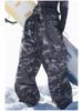 Унисекс Камуфляжные Лыжные Штаны: Ветрозащитная, водонепроницаемая, плотная, на флисовой подкладке, в американском стиле, экипировка для сноуборда.