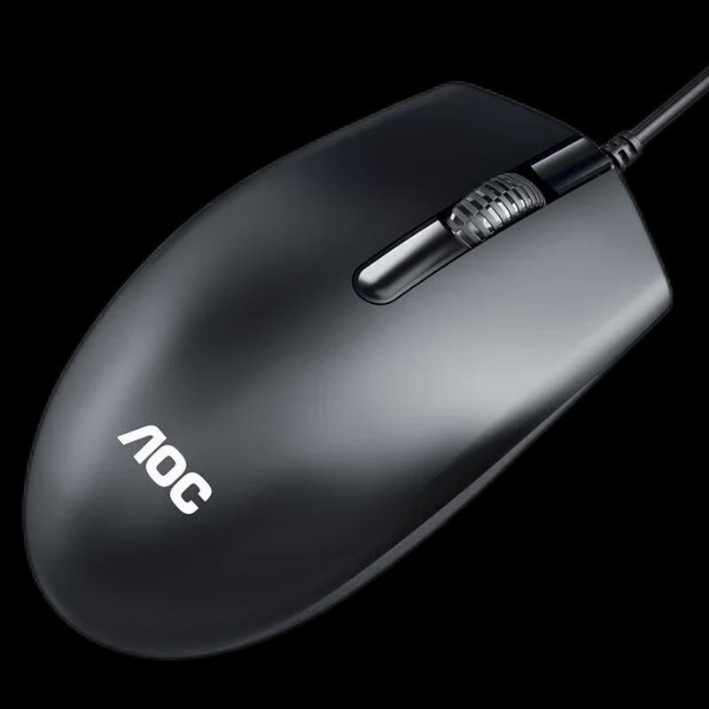 AOC MS100 Wired Ambidextrous Office Mouse