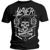 Унисекс футболка Slayer для взрослых с измененным черепом и скрещенными костями
