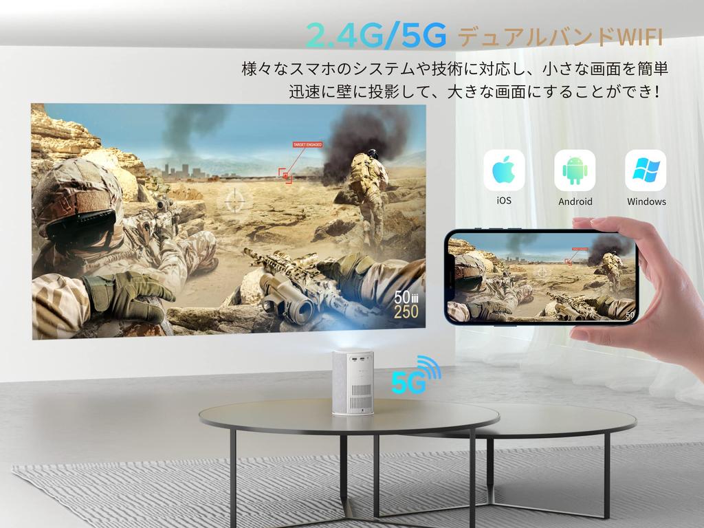 Sawcnreo Projector Small Size for Home Use 26000LM Electric Focus 1080P WIFI 6 Bluetooth 400ANSI Speaker Dustproof Large Screen Zoom Function Ceiling