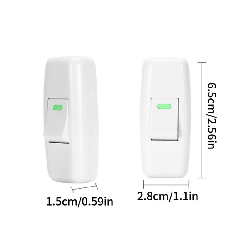 Выключатель света для дома Классический белый Встроенный ВКЛ/ВЫКЛ Настольная лампа Настольная лампа Кабель с выключателем Электроаксессуары