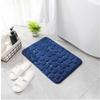 Washable Doormat Non-slip Cobblestone Embossed Practical Floor Rug  Bathroom