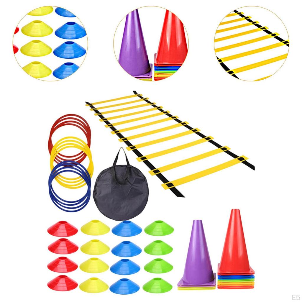 Набор тренировочного оборудования Agility Ladder Speed с конусами