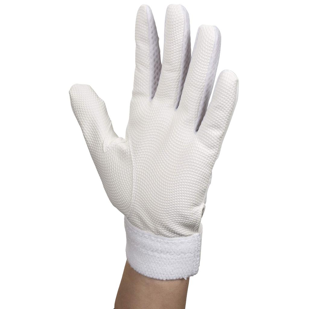 XANAX Baseball Batting Gloves for Both Hands BBG500K White X White M Compatible with High School Baseball