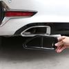 2 шт багажник автомобиля хвост горло рамка крышка выхлопной трубы отделка декоративные детали автомобильные внешние аксессуары для BMW 3 серии G20
