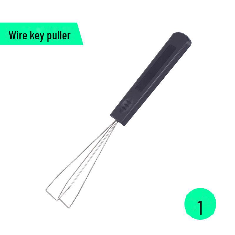 Инструмент для снятия колпачков клавиш механической клавиатуры с проволочным съемником клавиш