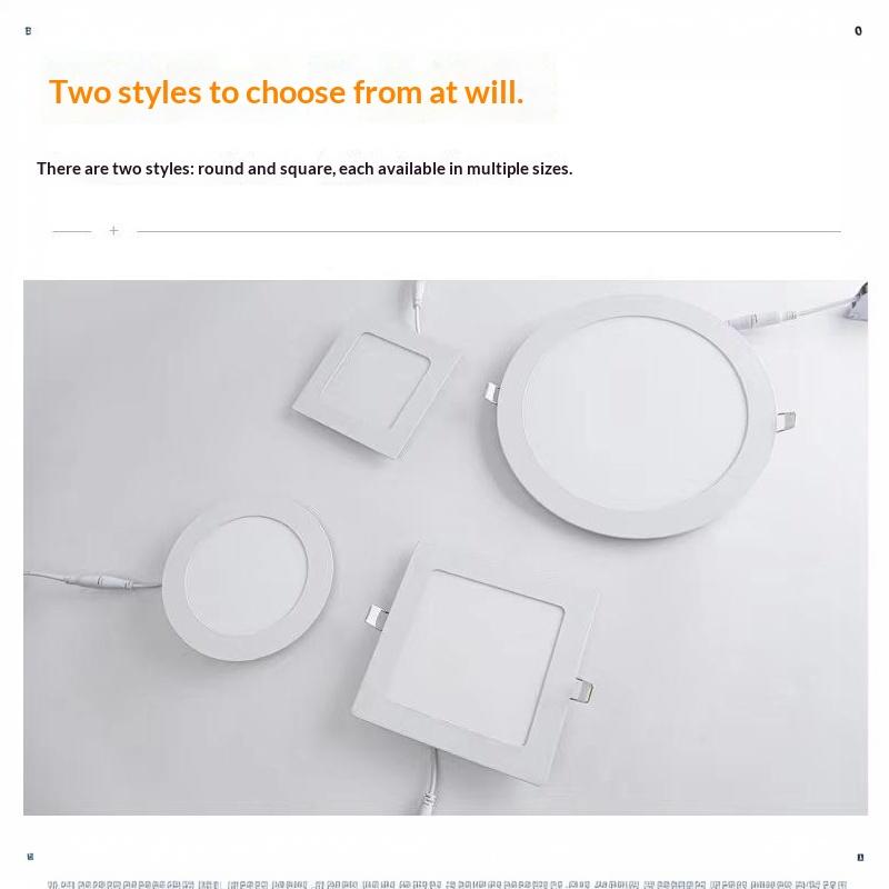 Led Downlight Dimmable 3W 6W 9W 12W Square Round Led Spot Light Ac110V/220V Ceiling Light Indoor Recessed Downlight