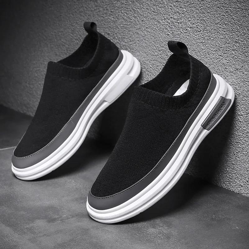 Fashion Men Shoes Classic Comfort Socks Shoes Mesh Breathable Casual Oes New Men's Sneakers Light Sport Running Shoe Soft Driving Shoes