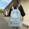 Schoolbag Women's Simple Versatile Campus Backpack College Style Male Student Backpack Casual Women's Bag