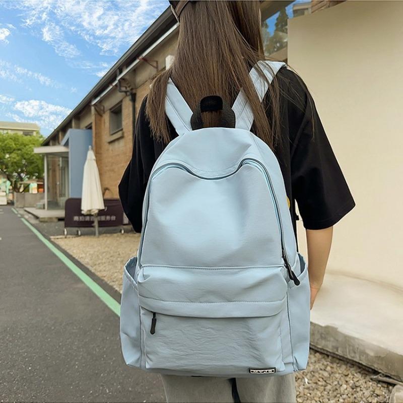Schoolbag Women's Simple Versatile Campus Backpack College Style Male Student Backpack Casual Women's Bag