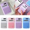 Desktop Calculator Battery Operated 8 Digits Large LCD Display Professional Portable Student Finance Calculator Office Supplies