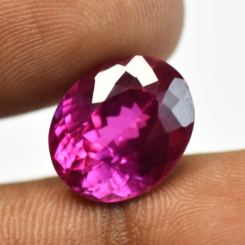 Natural Certifed Purple Sapphire Oval Cut Gemstone 11.45 Ct From Sri Lanka