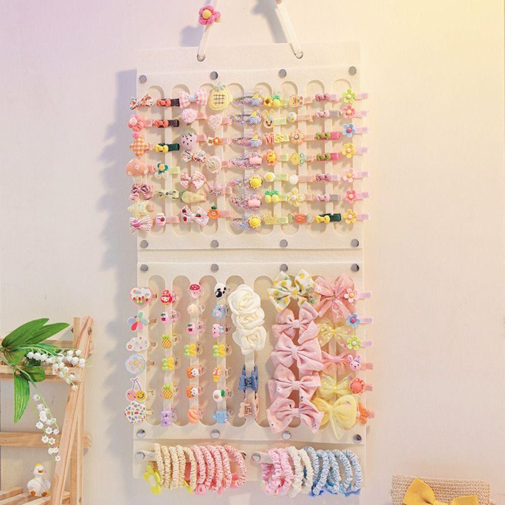 Space-Saving Hair Clip Organizer Large Capacity Hair Bows Organizer  Children's Room