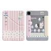 Miffy Rabbit Striped Case IPad Pro Mini 7 Air 10th Gen With Stand Sleep Wake Support