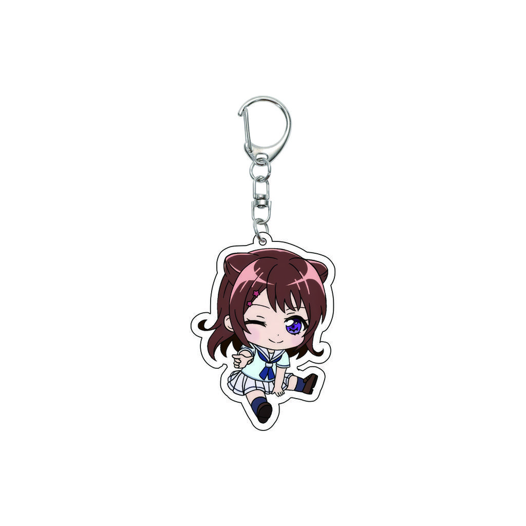 55MM Аниме banG Dream Брелок Тояма Касуми/Сая Ямабуки/Ханазоно Таэ Брелок Акриловая Модель Пластина Рождественские Подарки