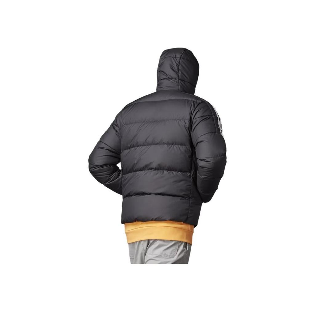 Adidas Повседневная спортивная куртка-пуховик с капюшоном, мужская верхняя одежда, черный GT9141