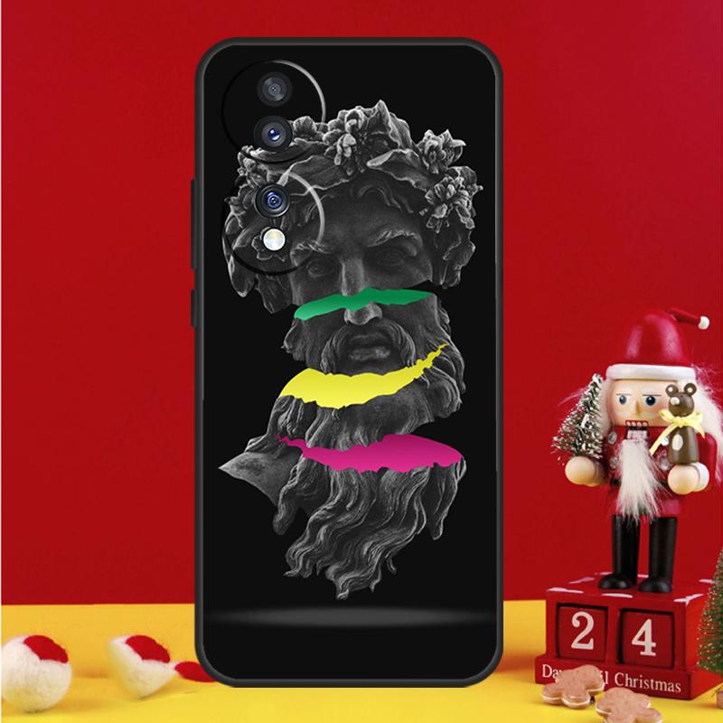 Чехол-кейс с лицом греческого бога для Honor Magic 8 5 6 7 Pro Honor Win RT 50 70 90 200 400 Lite X8c X9b X9c X9a X9d