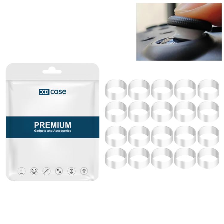 20Pcs Invisible Silicone Joystick Protector Rings Anti‑Wear Protective Gaskets For PS4 PS5 Xbox ROG Ally Game Controller