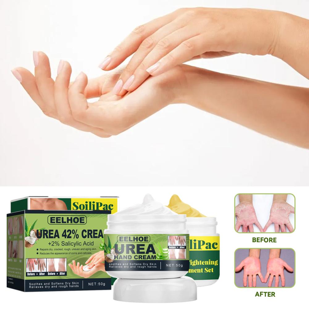 50g Urea Foot Cream Hand Anti Cracking Moisturizing Calluses Dead Skin Repair Rehydration Soften Cuticle Smooth Restore