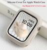Силиконовый чехол для Apple Watch Case 10 42мм 46мм 44мм 40мм 45мм 41мм Аксессуары Бампер Защитная оболочка iWatch series SE 6 7 8 9