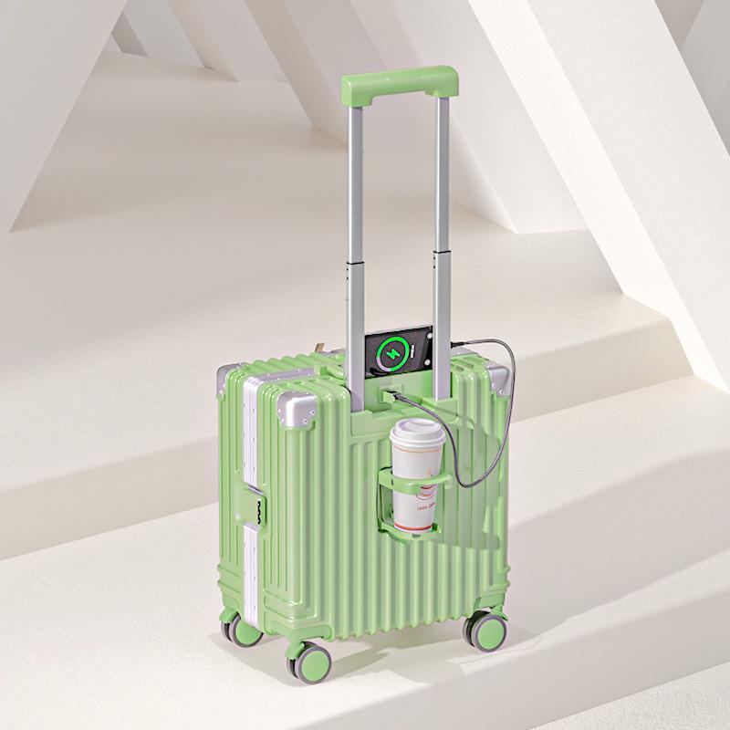 Легкий мини-чемодан на колесиках с кодовым замком, 18-20 дюймов - Идеально подходит для студентов и детей.