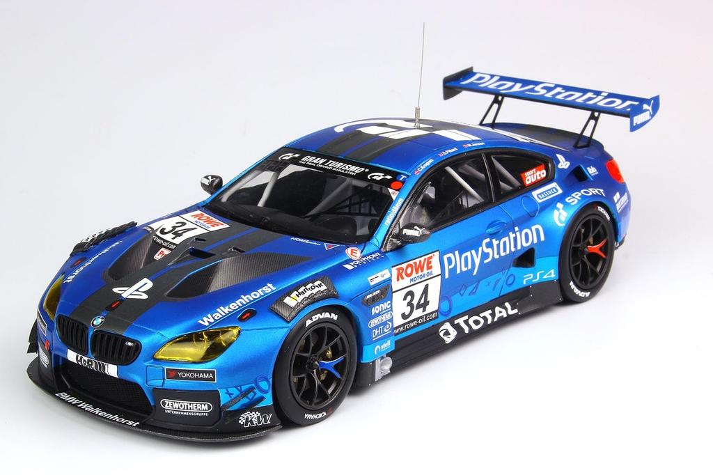 Racing Series BMW M6 GT3 2016 Nurburgring 24 Hour Race PS Plastic Model PN24027 Platz/NuNu 1/24 (Car)