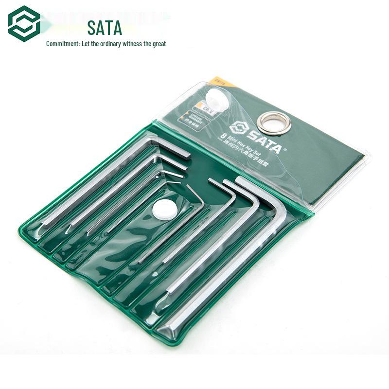 Набор мини-шестигранников Sata, 8 шт., метрический (Модель 09119)