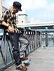 Рабочие брюки Kojima Jeans Monkey Combo Painter, мужские брюки, 40, индиго/хикори