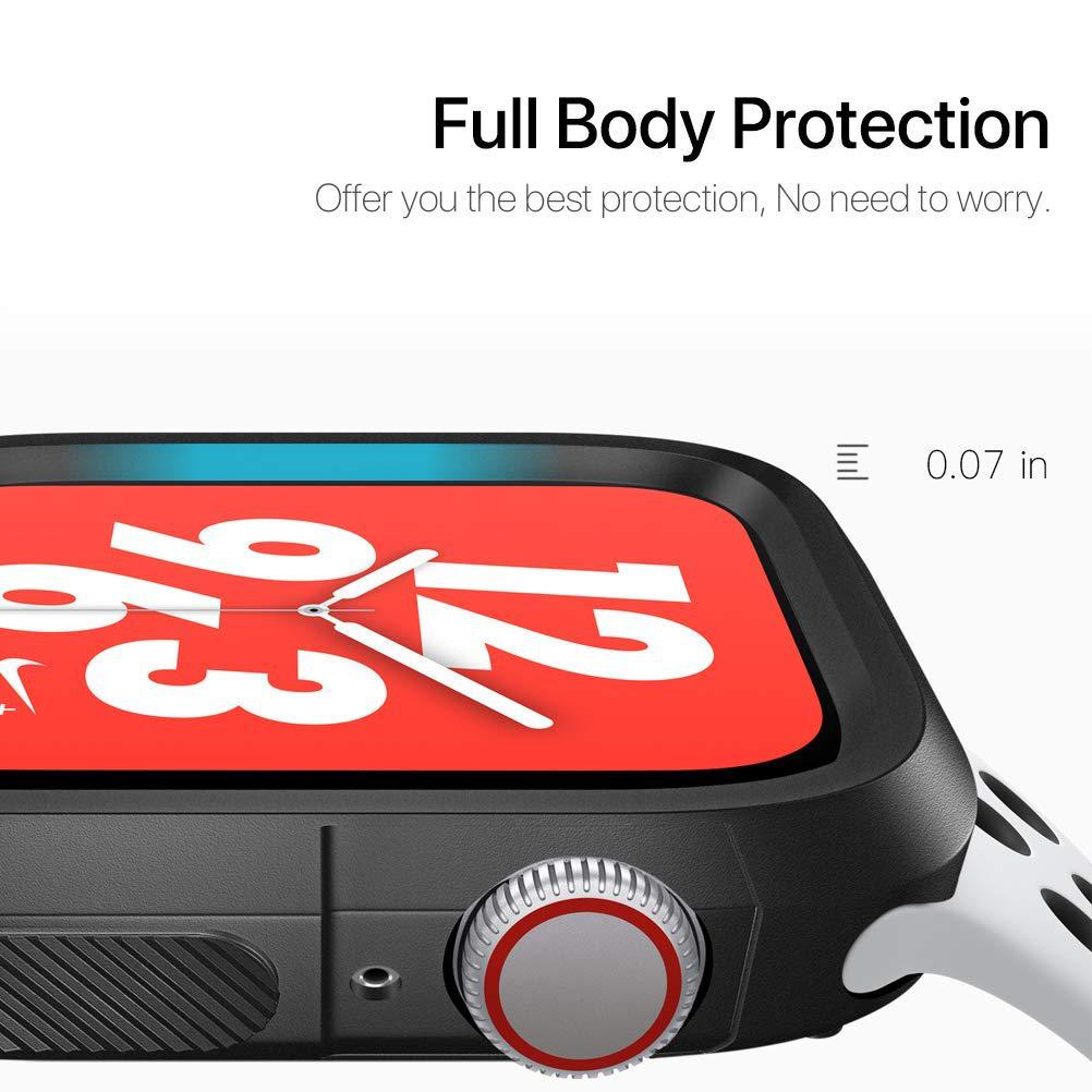Силиконовый Чехол для Apple Watch 9 8 7 6 SE 5 4 3 Мягкий Бампер Защитный Корпус для iWatch Серии 40мм 44мм 38мм 42мм 45 41мм