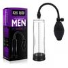 Vacuum Pump Trainer Kit with Clear Measuring Cylinder Hand Bulb Pump Silicone Rings Comfort Sleeve and Accessories Sex Toys