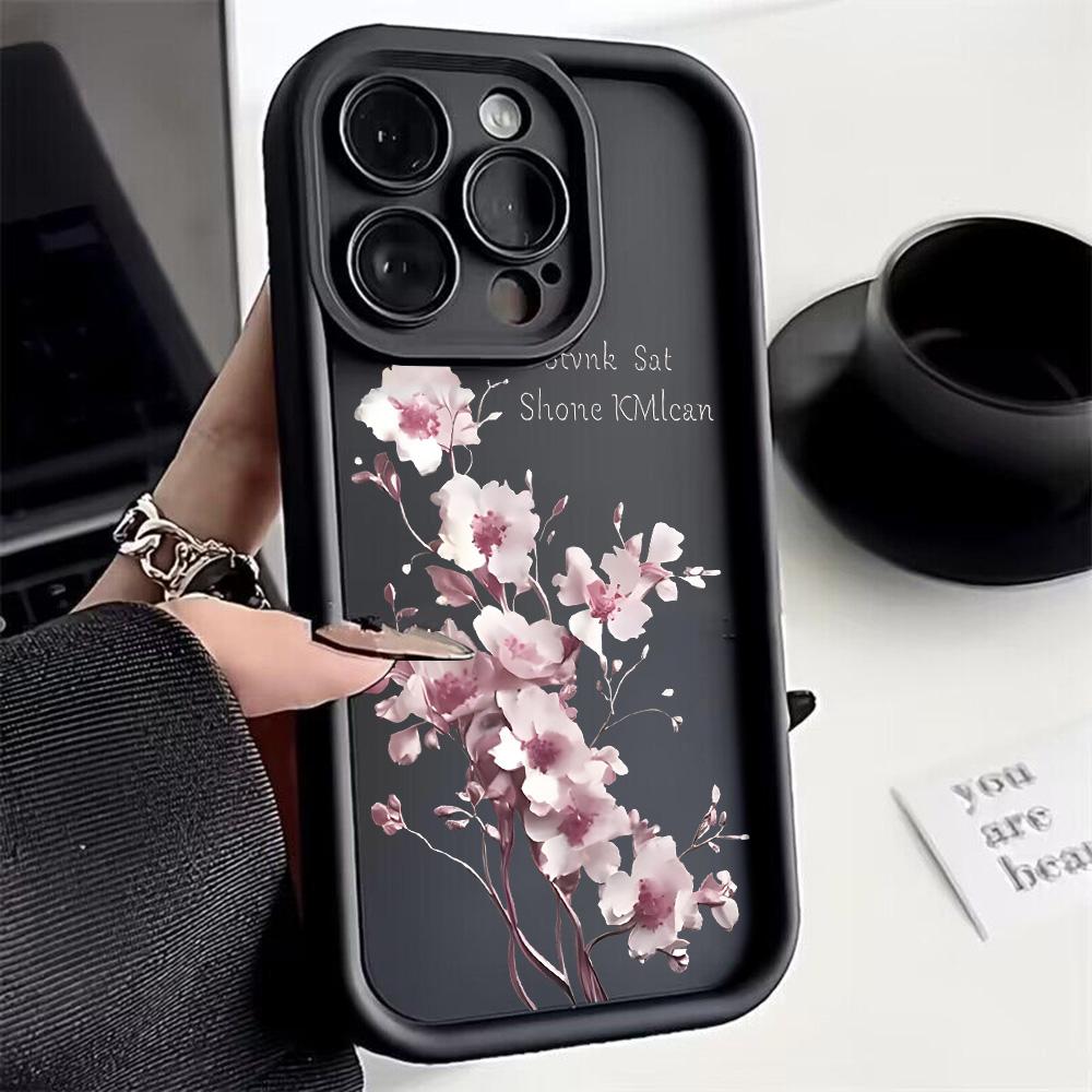 Чехол для телефона 'Цветы в цвету' для Samsung S26 S25 S24 S23 S22 S21 S20 F06 M16 Note 20 FE Plus Ultra 4G 5G Мягкий силиконовый ТПУ чехол