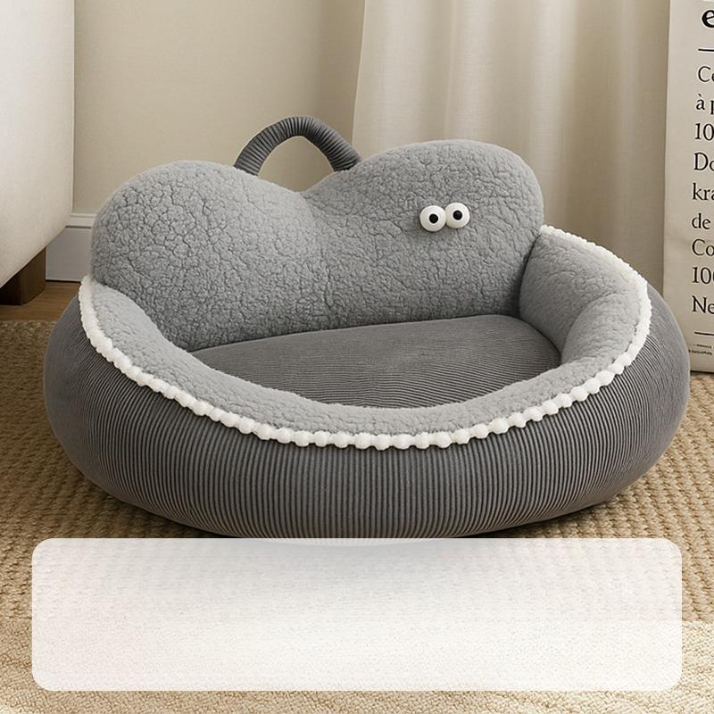 1pc Warm and Cold Resistant Love Pet Nest Removable and Washable Cat Sofa Thickened and Soft Skin Friendly Sleeping Nest Creative Design Pet House