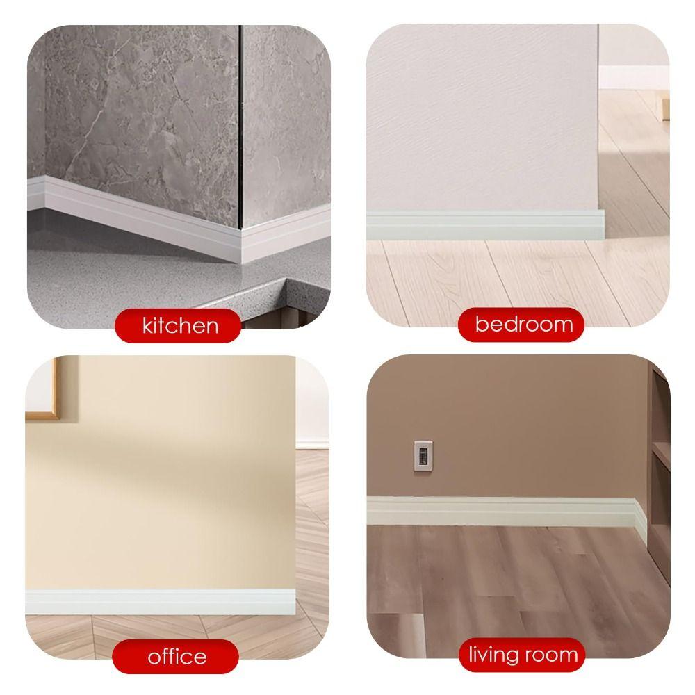 Thickened Wall Baseboard Anti-collision Wall Sticker High Quality Molding Trim Living Room