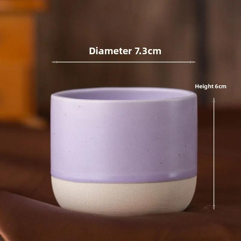 Винтажная кофейная кружка 100 мл 170 мл 200 мл керамика Чайная чашка в японском стиле для кафе Посуда для напитков Керамическая посуда Эспрессо для ресторанов и отелей