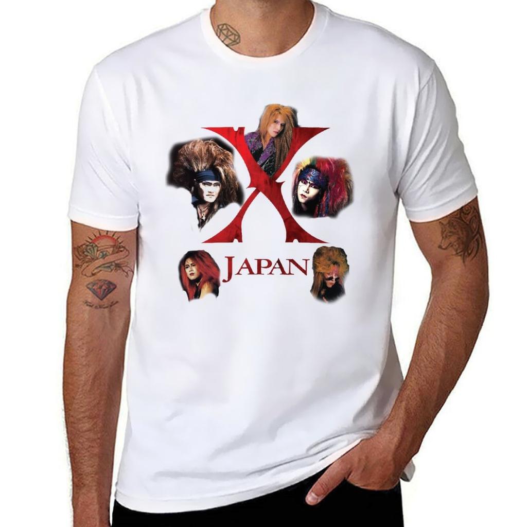X Japan Classic 1988 (Including Taiji) Tshirt T Shirt Unisex 100 Cotton Luxury Brand T Shirts For Unisex Slim Fit Tshirt