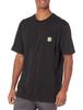 Carhartt Big Tall Workwear Pocket Short Sleeve Original Fit K87 US Small Black Mens & T Shirt Size Color