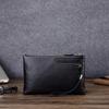 Men's Genuine Leather Grab Bag Casual Grab Bag Cowhide Business Envelope Smart Anti-theft and Anti-release Bag