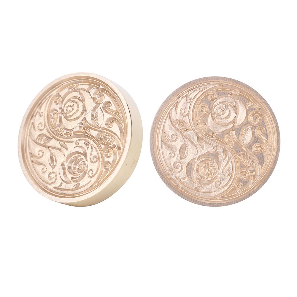 Розарий Ретро печать сургучная печать головка огненная краска для приглашения подпись